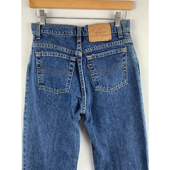 Levis 550 Womens Relaxed Fit Tapered Leg Jeans Size W32 L30 Denim Blue - Picture 6 of 6